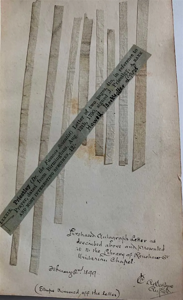 Dr. Joseph Priestley